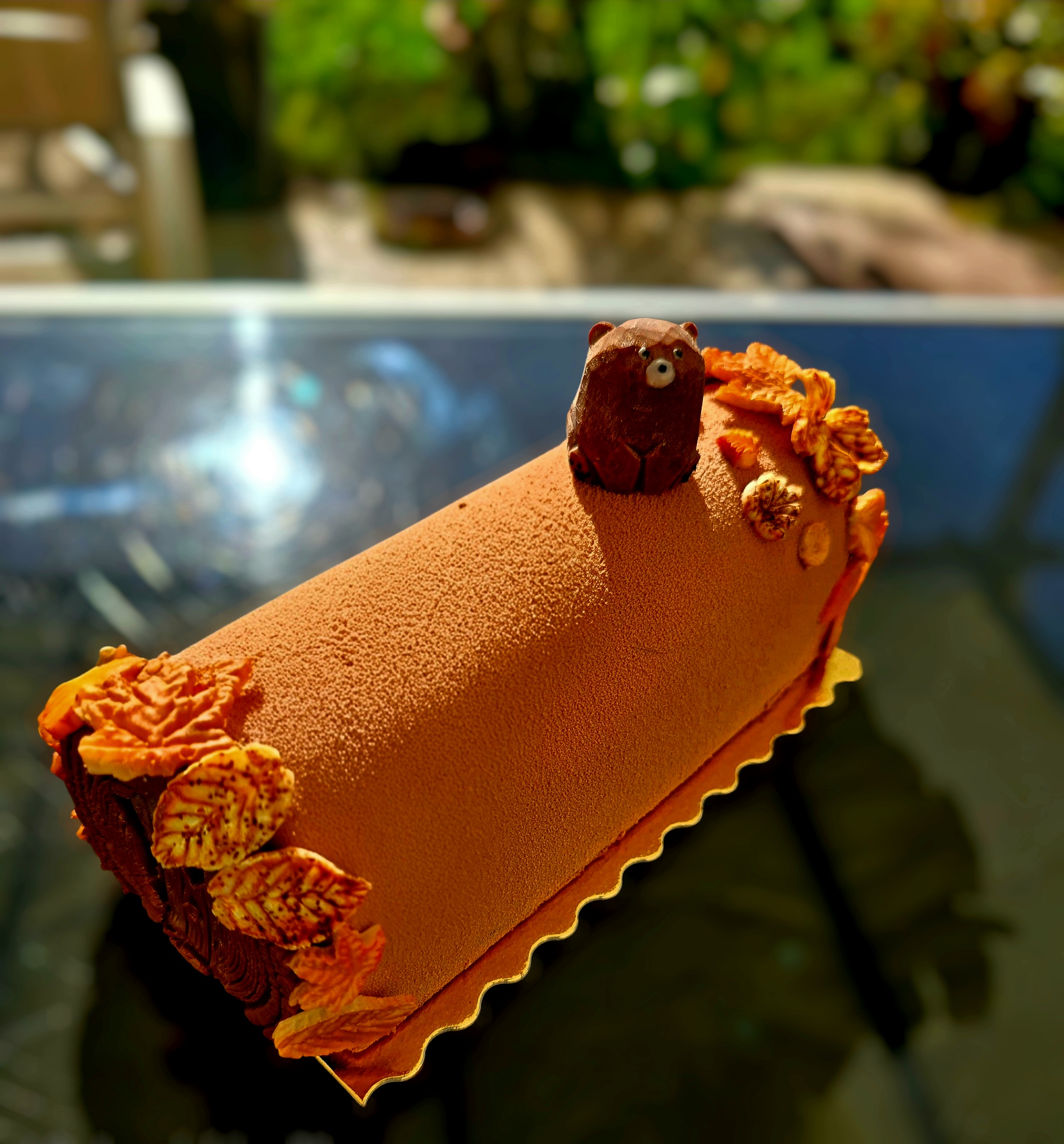 Bûche de noël « Avant hibernation »